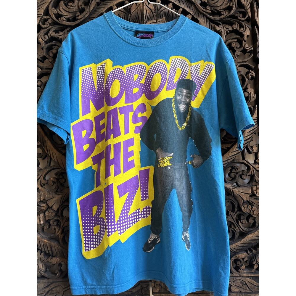 Biz Markie T-Shirt Nobody Beats The Biz Medium Original Flavor Vintage 1990s